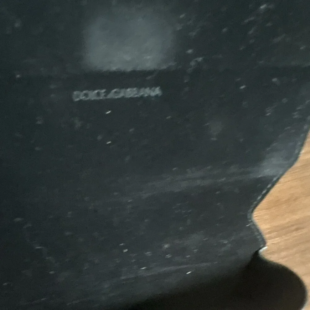 Dolce & Gabbana Black Hard Case for Eyeglasses w/ Dolce & Gabbana Booklet